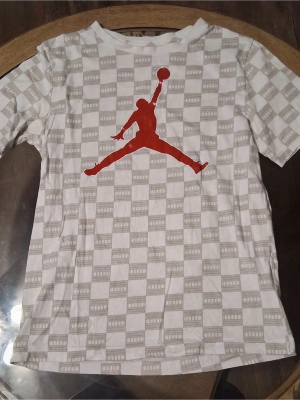 Jordan Kids Short Sleeve Tees: Olive, Teal, Red, White